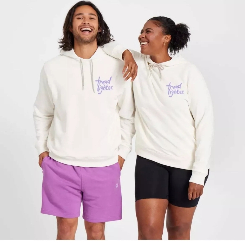 NWT Allbirds Ltd R&R Hoodie Natural White Tread Lighter Organic Cotton & Hemp M